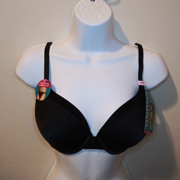 Vanity Fair Other - Vanity Fair Black Illumination Stretch Cup/Convertible Strap Bra Style #75337